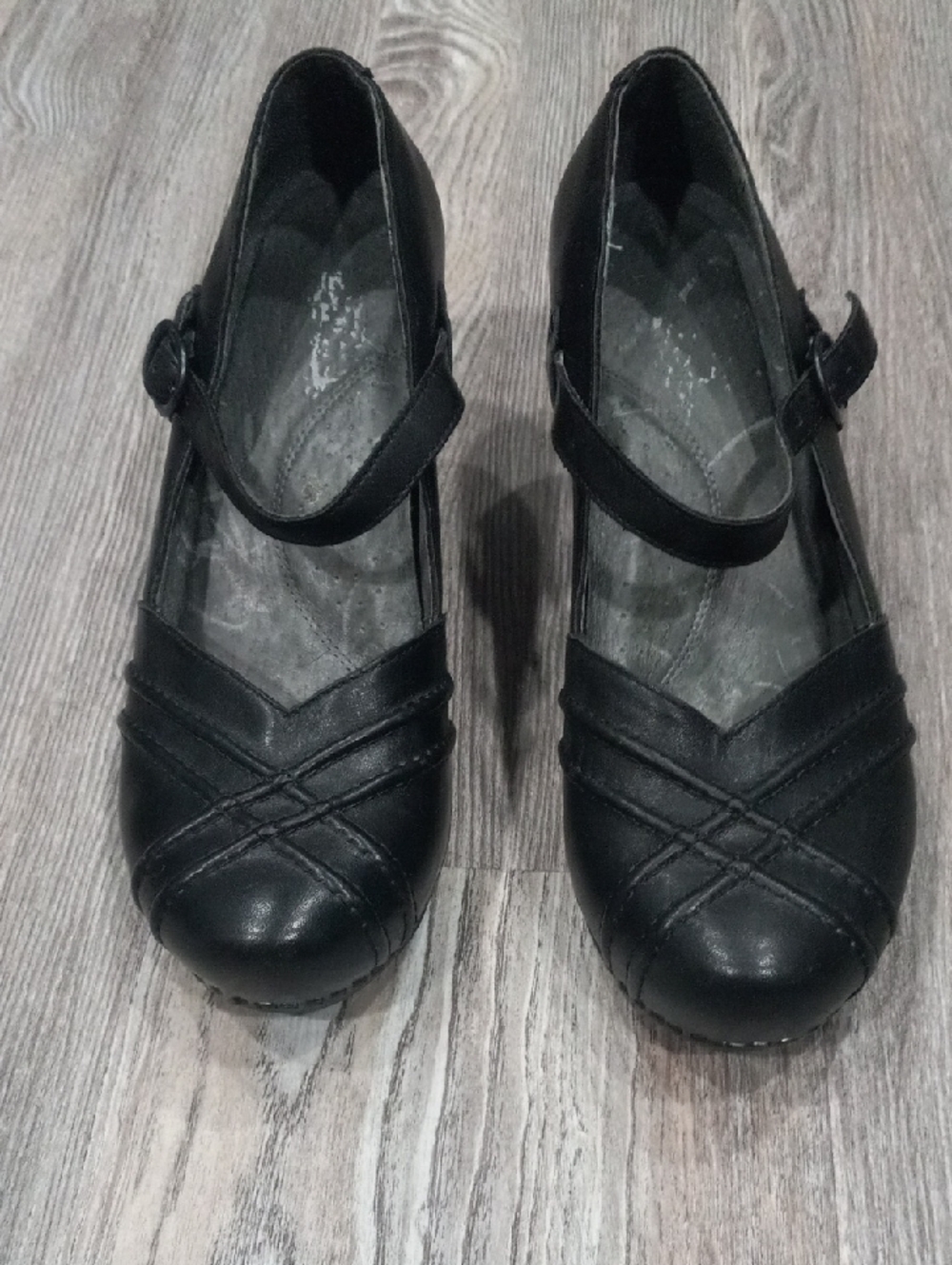 Women's Black Mary Jane Comfort Shoes
